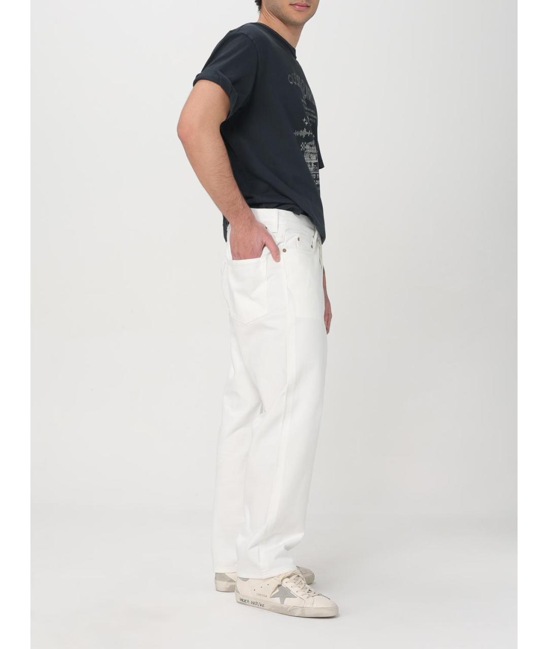 GOLDEN GOOSE DELUXE BRAND Черная хлопковая футболка, фото 3