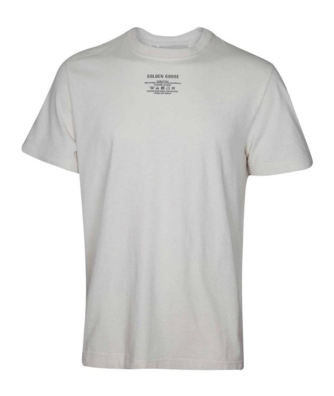 GOLDEN GOOSE DELUXE BRAND Белая футболка, фото 1