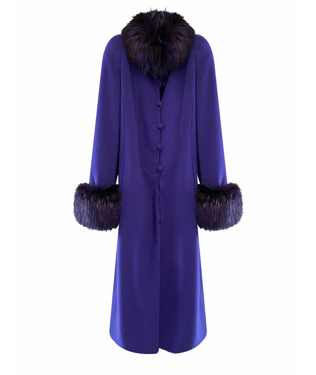 M.MEERSTEIN Фиолетовое кашемировое пальто, фото 1