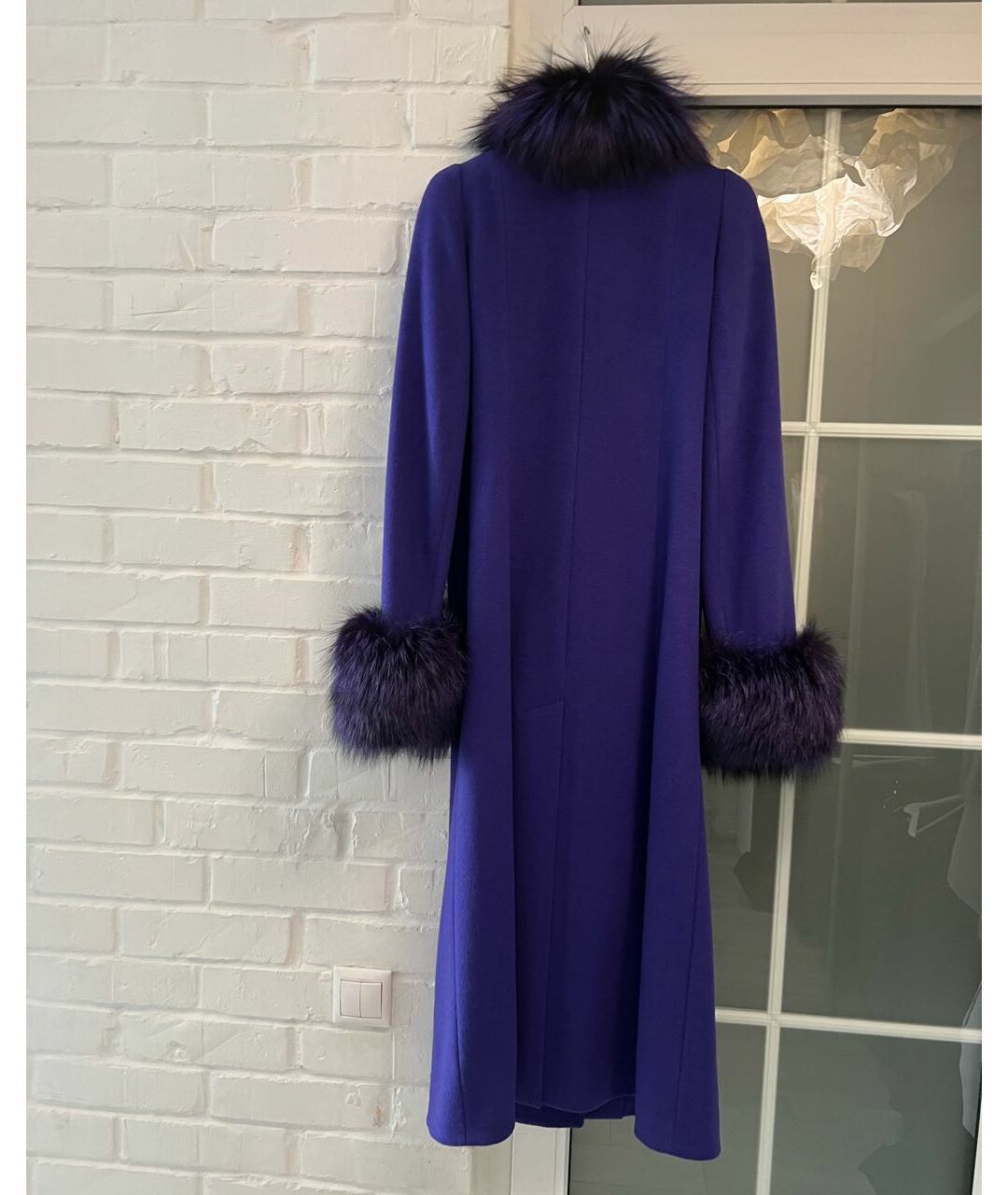 M.MEERSTEIN Фиолетовое кашемировое пальто, фото 4
