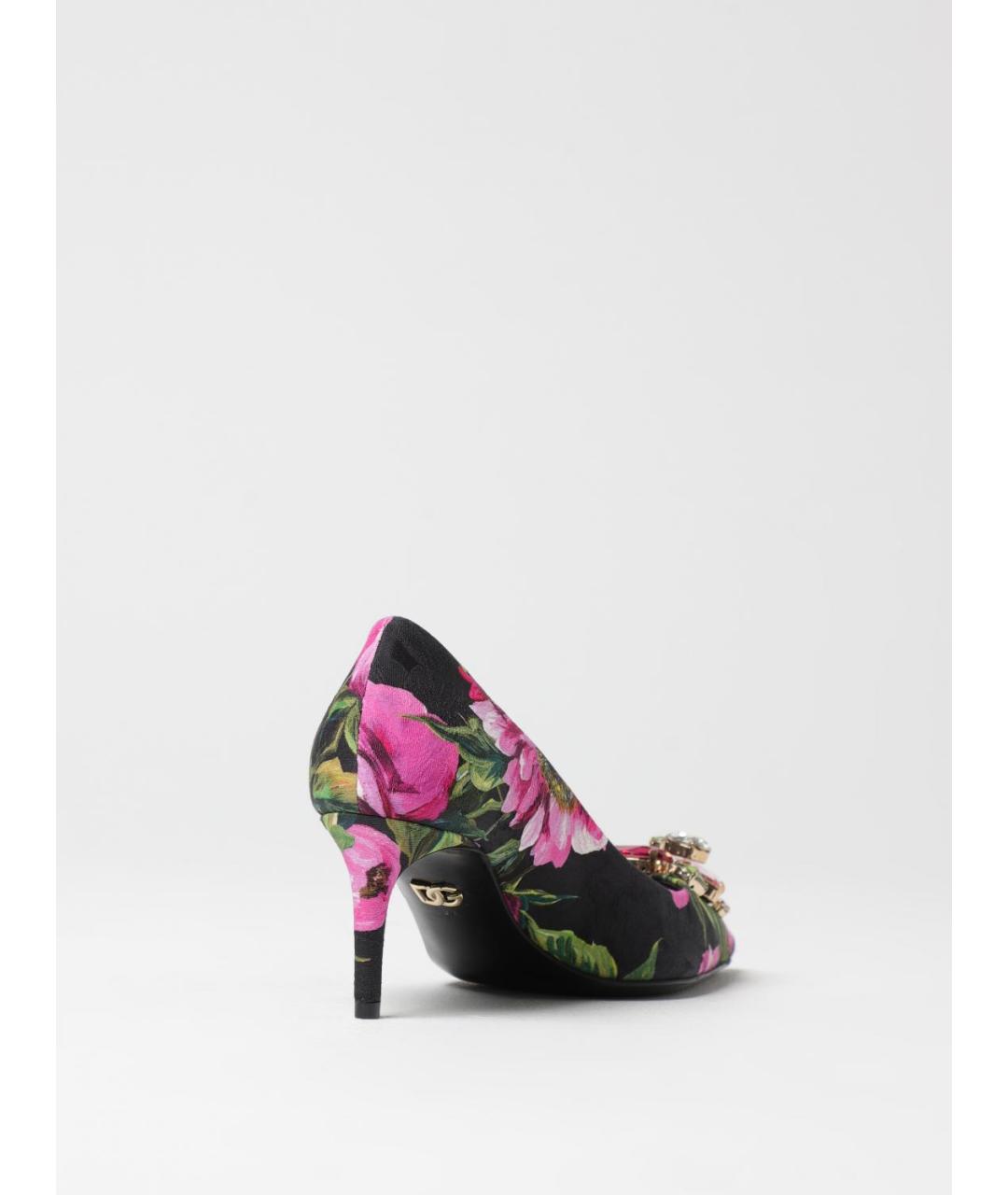 DOLCE&GABBANA Мульти текстильные туфли, фото 3