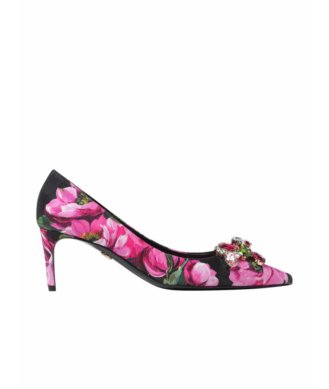 DOLCE&GABBANA Мульти текстильные туфли, фото 1