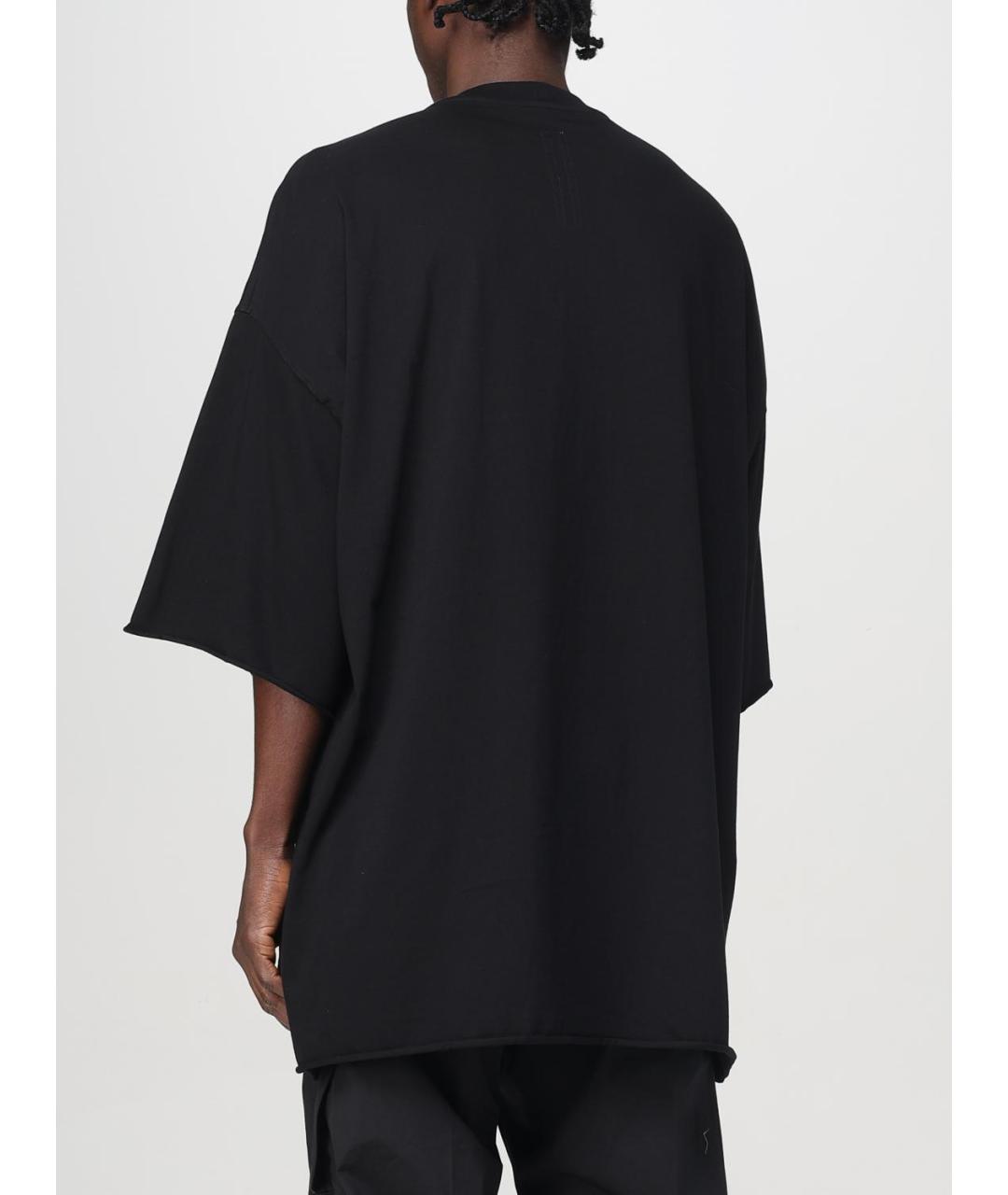RICK OWENS Черная футболка, фото 4