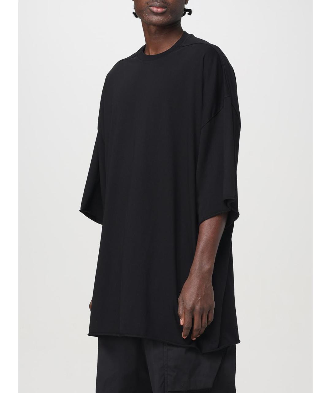 RICK OWENS Черная футболка, фото 5