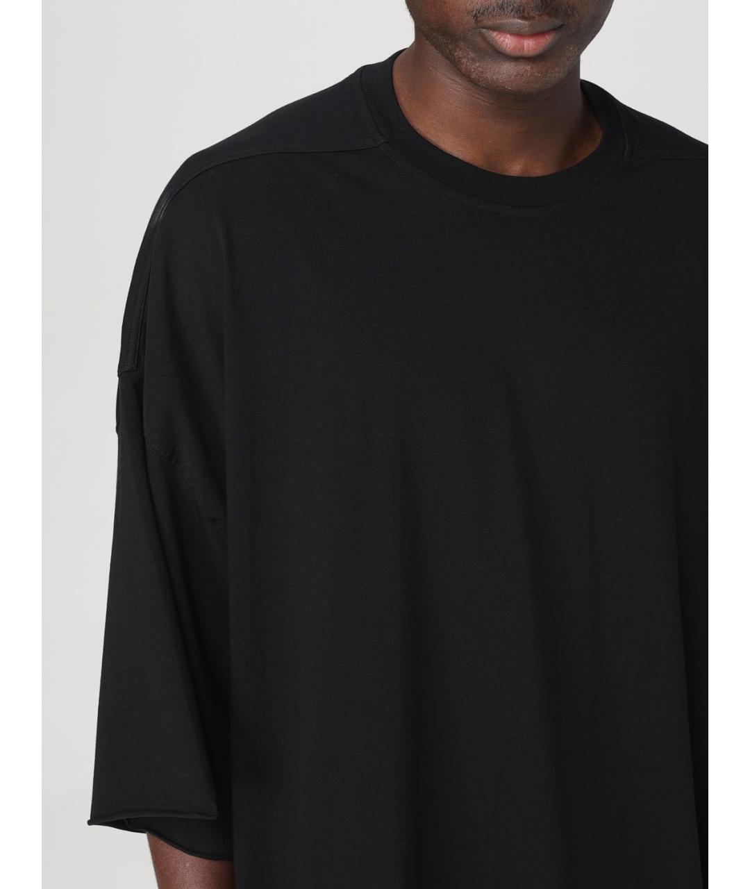 RICK OWENS Черная футболка, фото 6
