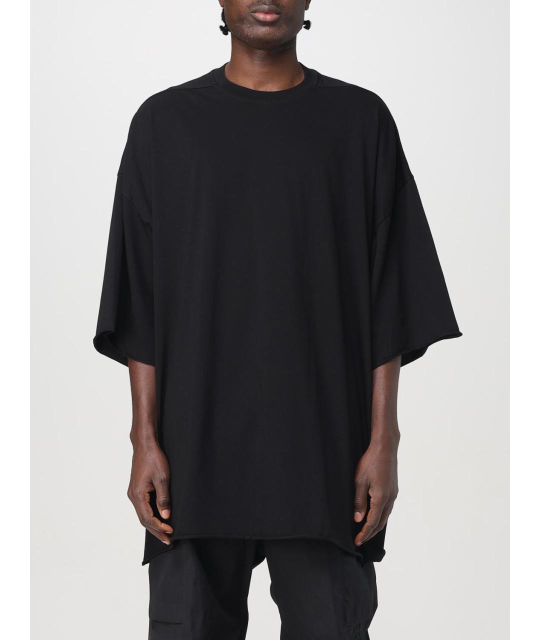 RICK OWENS Черная футболка, фото 2