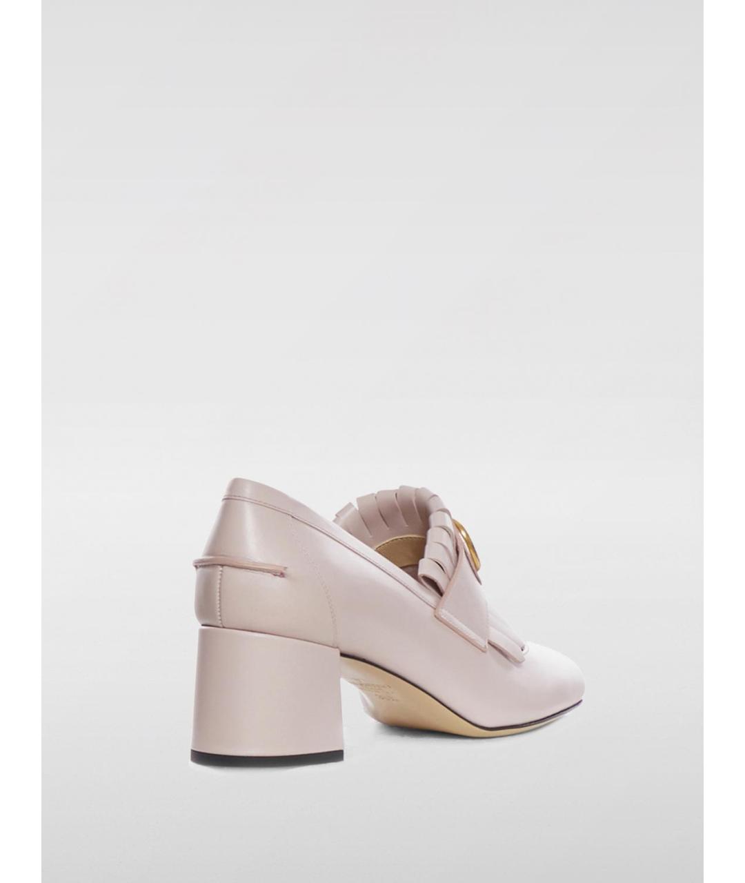 VALENTINO Розовые кожаные туфли, фото 3