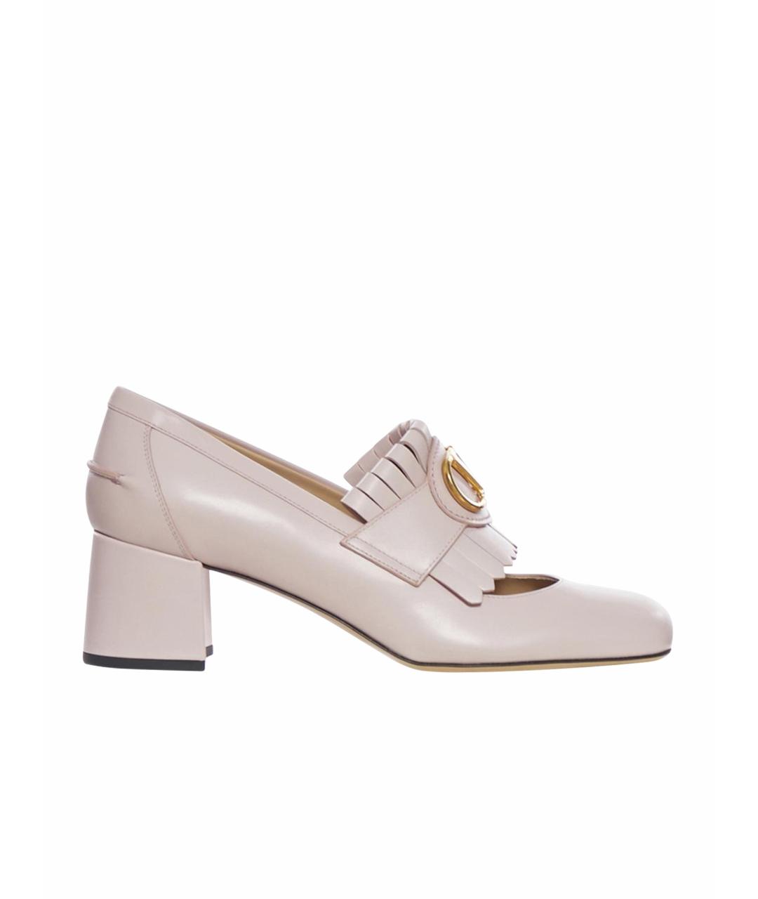 VALENTINO Розовые кожаные туфли, фото 1