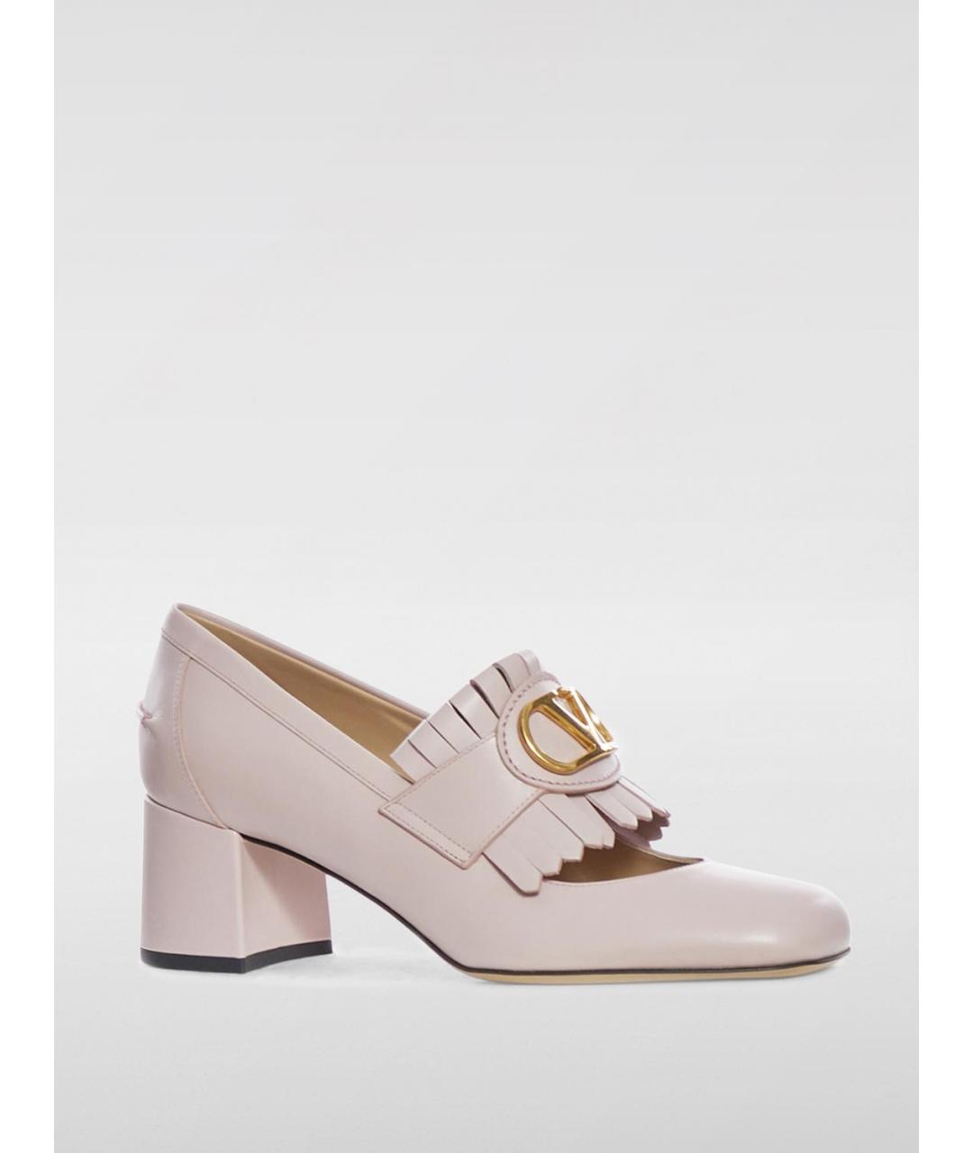VALENTINO Розовые кожаные туфли, фото 2