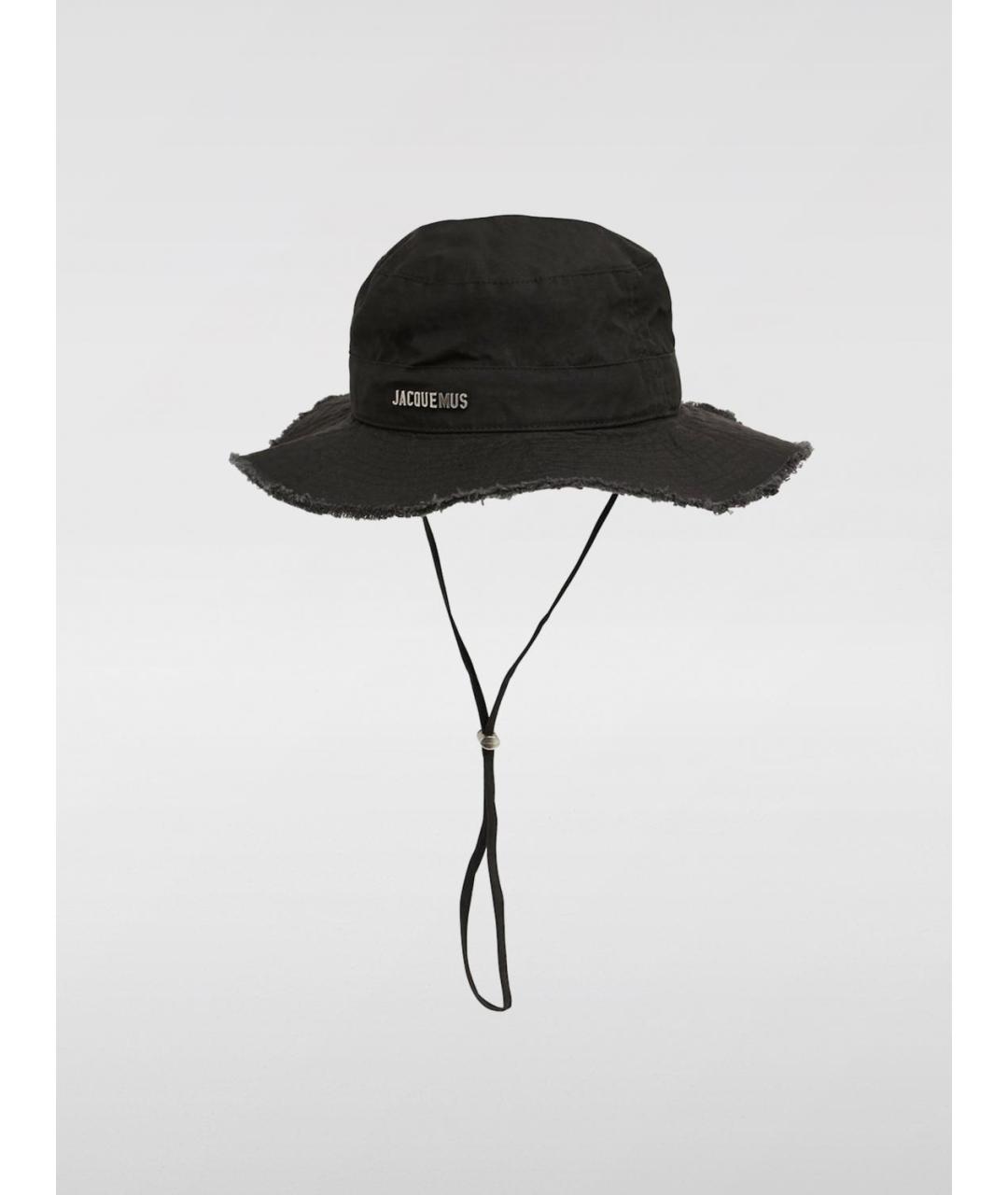 JACQUEMUS Черная хлопковая кепка, фото 2