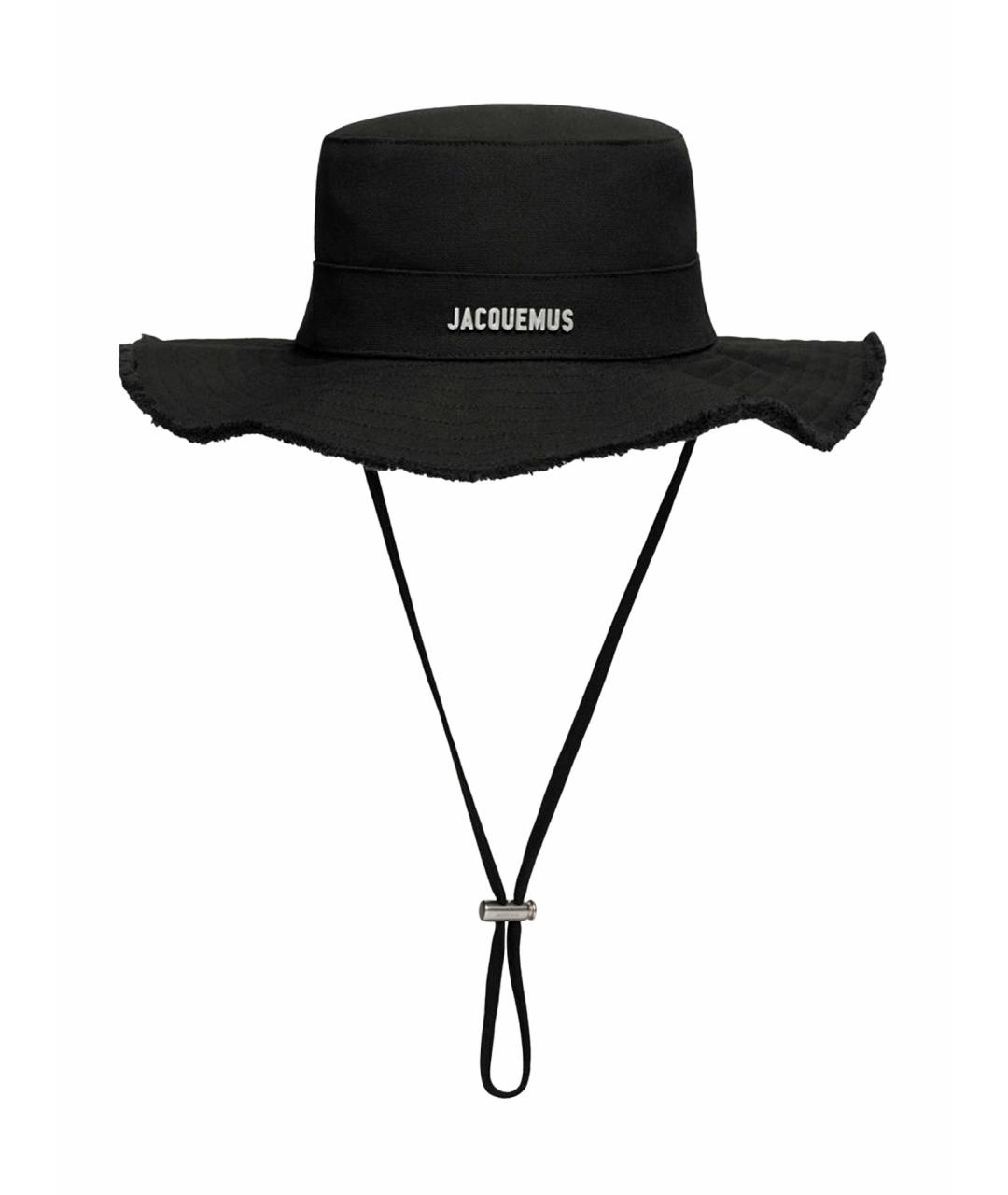 JACQUEMUS Черная хлопковая кепка, фото 1