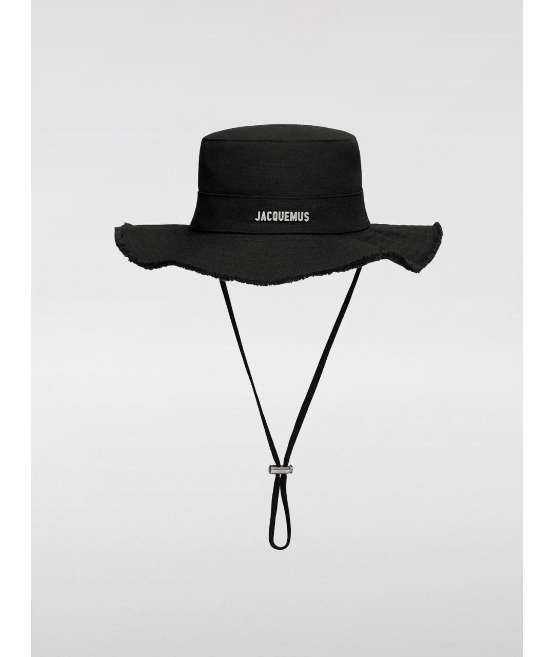 JACQUEMUS Черная хлопковая кепка, фото 5