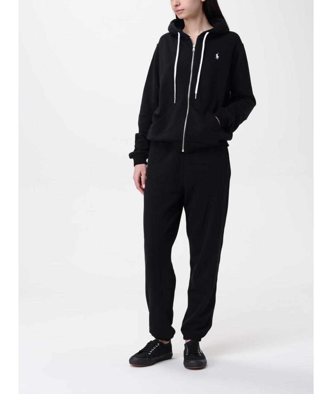 POLO RALPH LAUREN Черные прямые брюки, фото 3