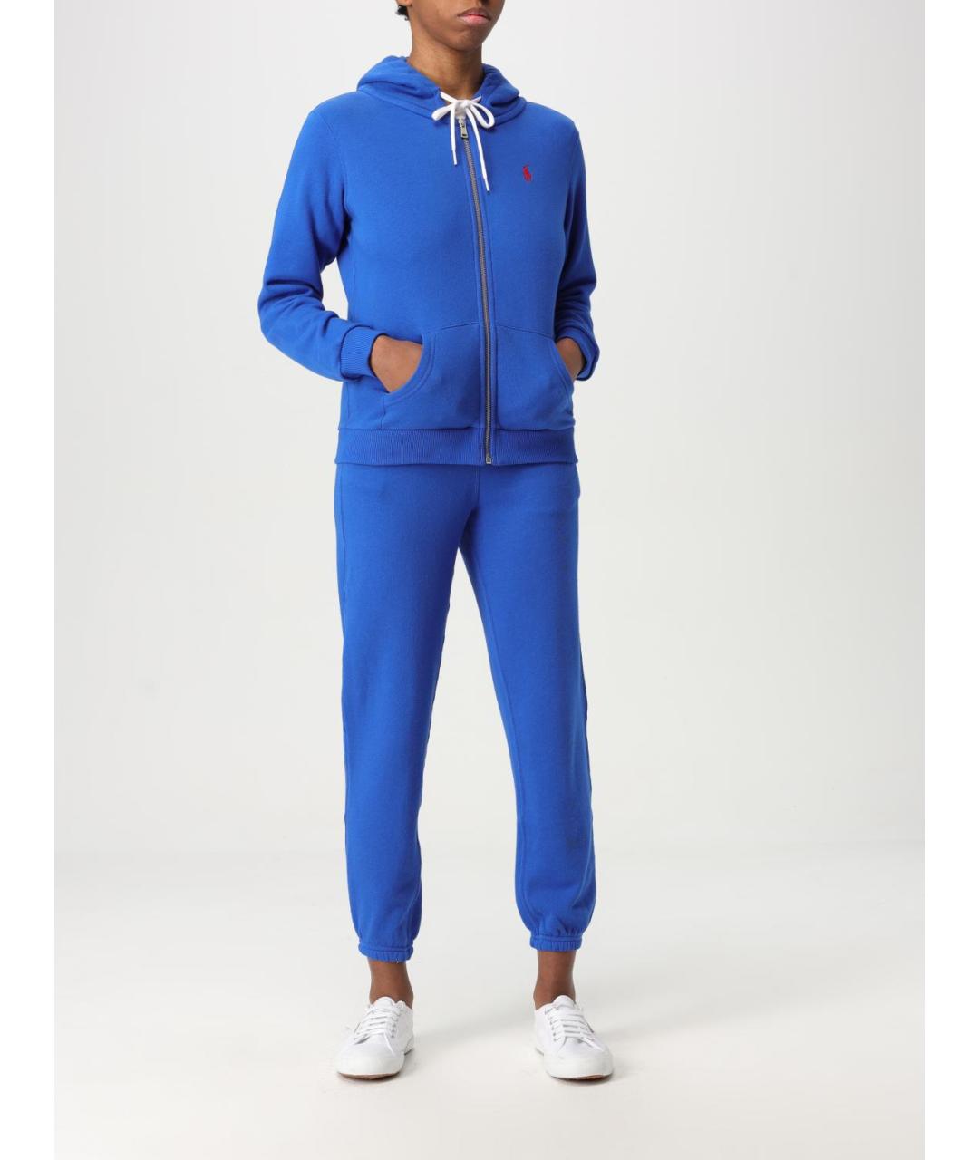 POLO RALPH LAUREN Синие прямые брюки, фото 3