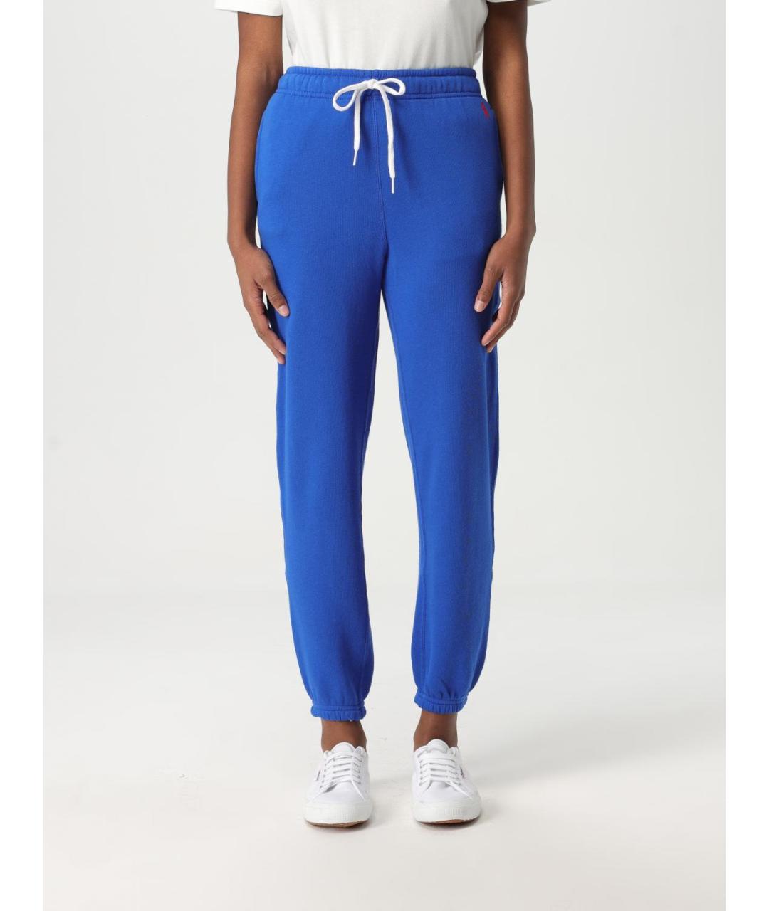 POLO RALPH LAUREN Синие прямые брюки, фото 2