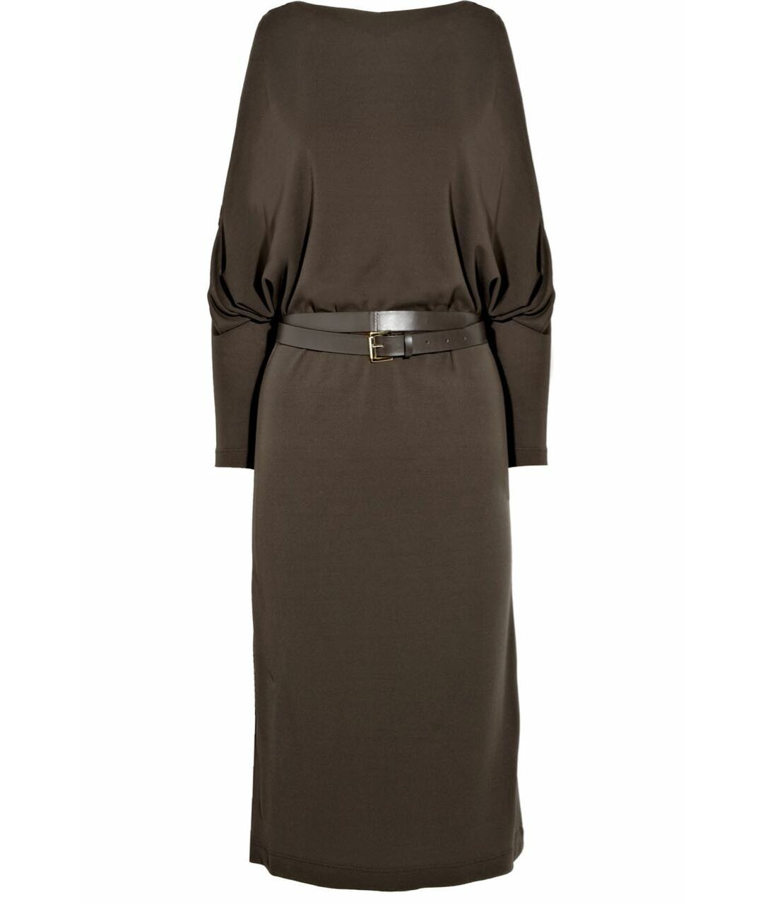 MICHAEL KORS COLLECTION Коричневое вискозное повседневное платье, фото 1