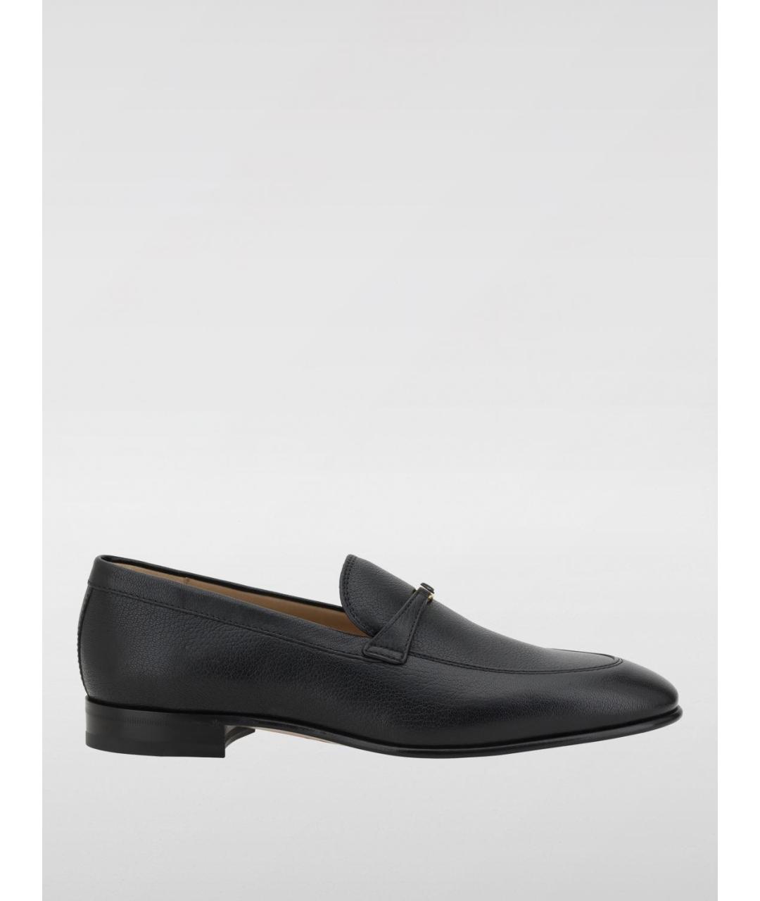VALENTINO Черные кожаные лоферы, фото 4