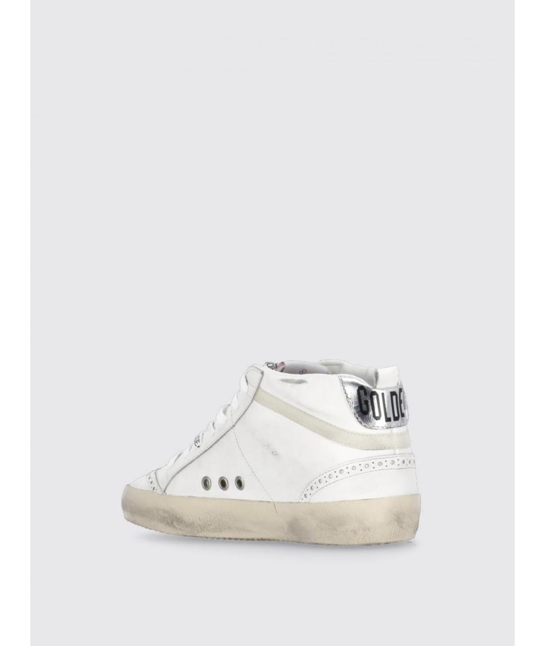 GOLDEN GOOSE DELUXE BRAND Белые кожаные кеды, фото 3
