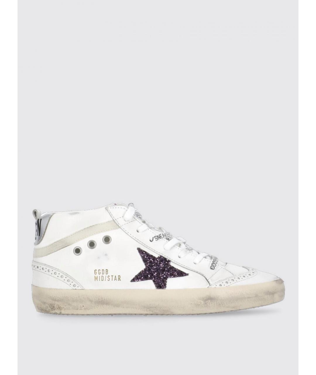GOLDEN GOOSE DELUXE BRAND Белые кожаные кеды, фото 5
