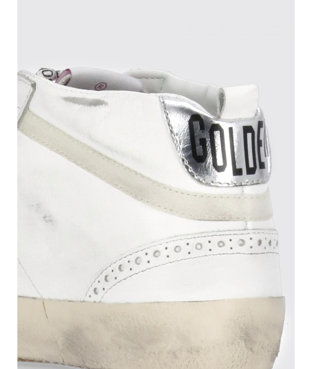 GOLDEN GOOSE DELUXE BRAND Белые кожаные кеды, фото 4