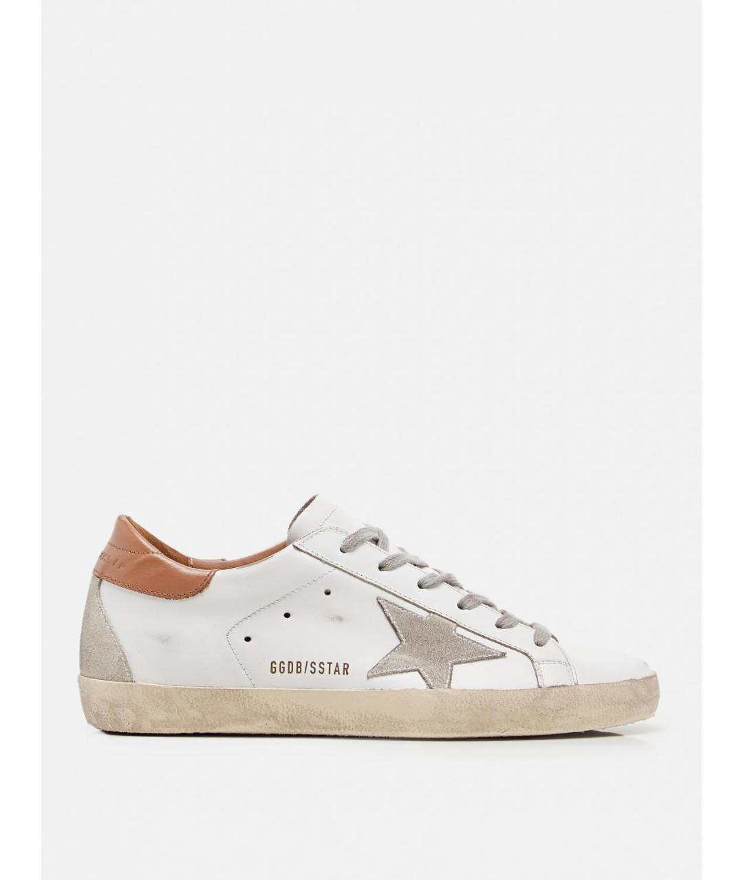 GOLDEN GOOSE DELUXE BRAND Белые кожаные кеды, фото 5