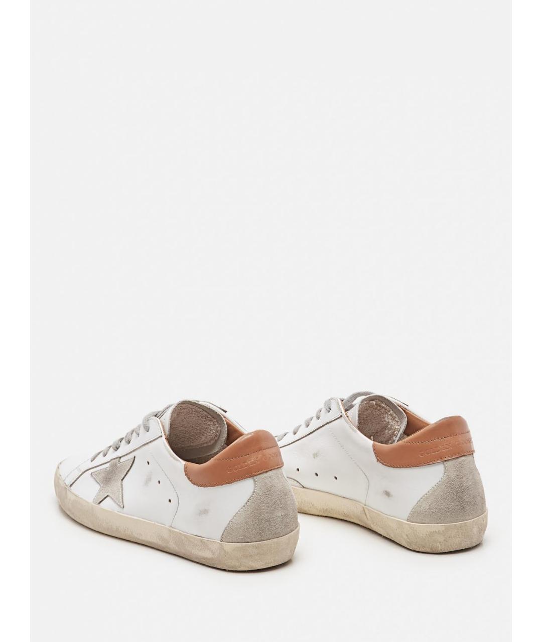 GOLDEN GOOSE DELUXE BRAND Белые кожаные кеды, фото 3