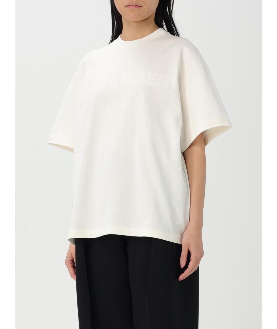 JIL SANDER Белая футболка, фото 5