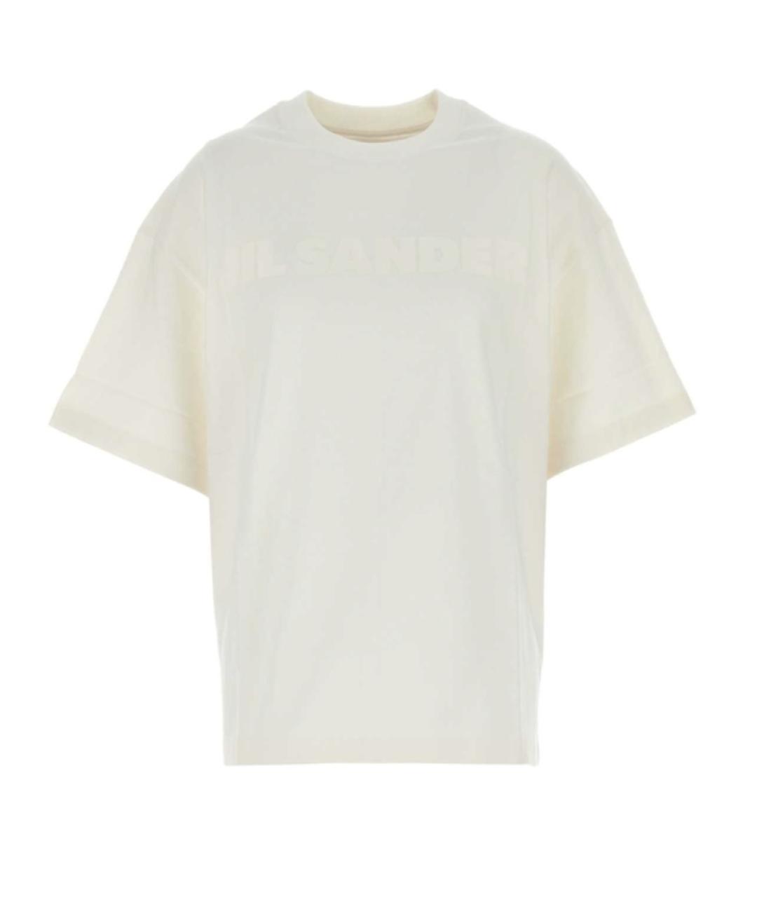 JIL SANDER Белая футболка, фото 1