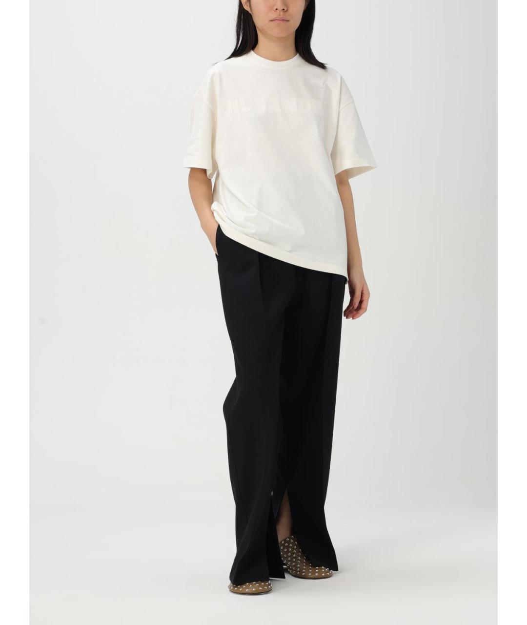 JIL SANDER Белая футболка, фото 3