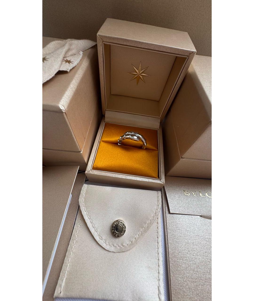BVLGARI Кольцо из белого золота, фото 4