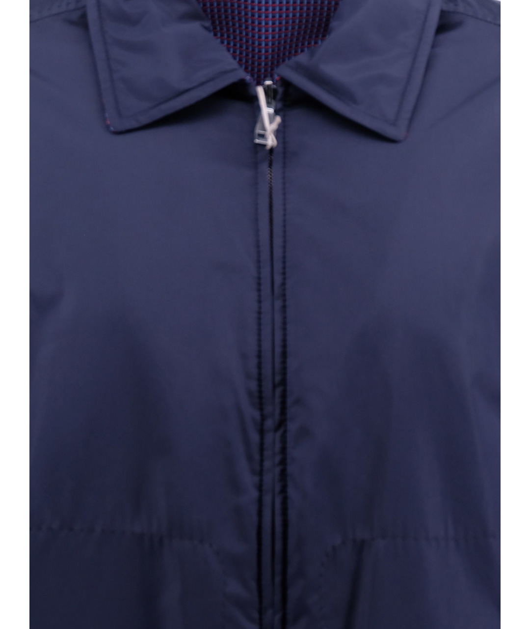 BRIONI Темно-синяя шелковая куртка, фото 3