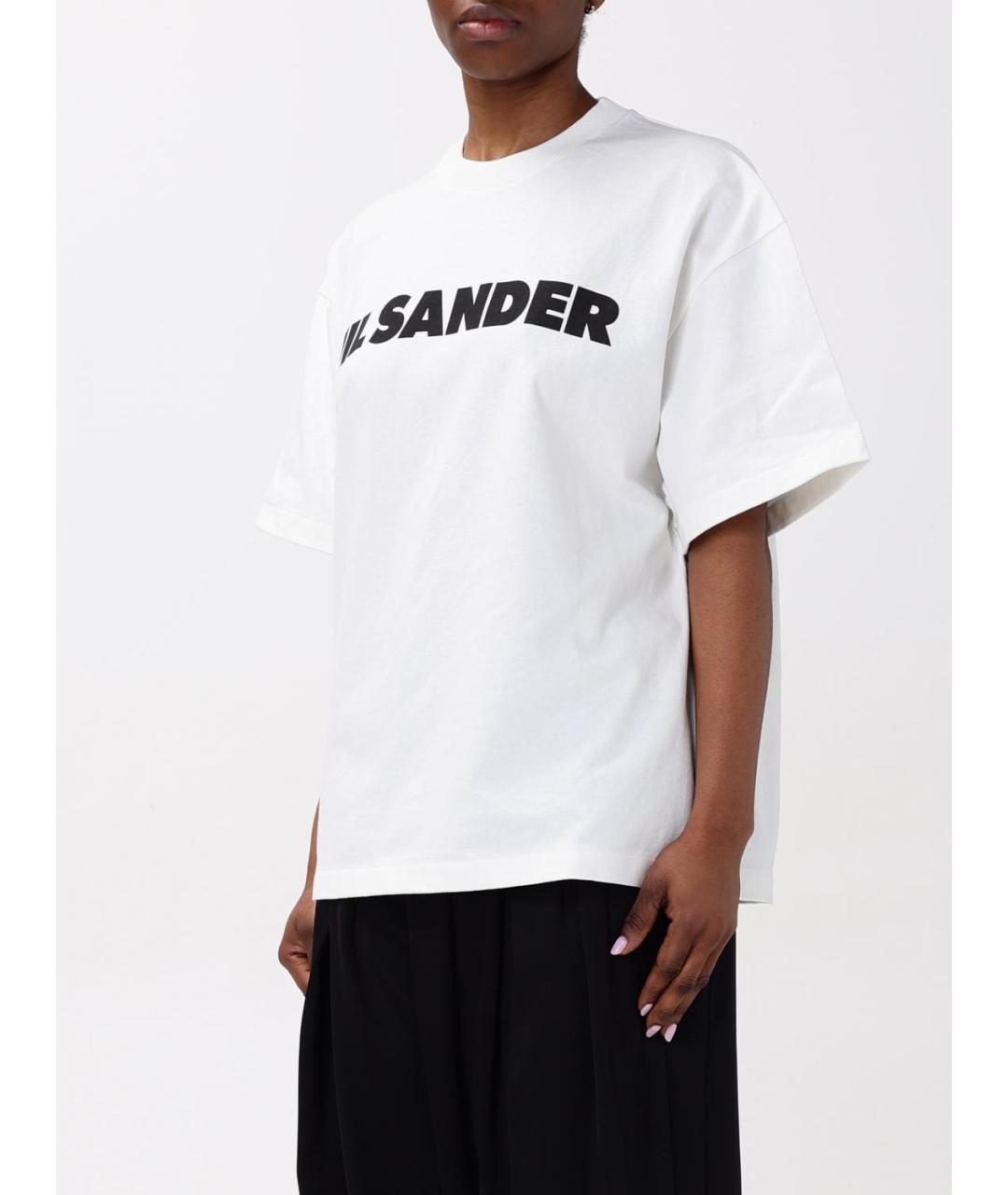 JIL SANDER Белая футболка, фото 5