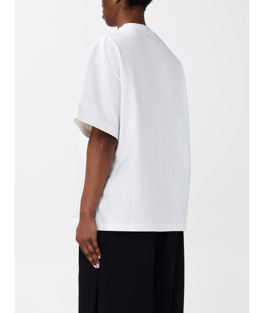 JIL SANDER Белая футболка, фото 4