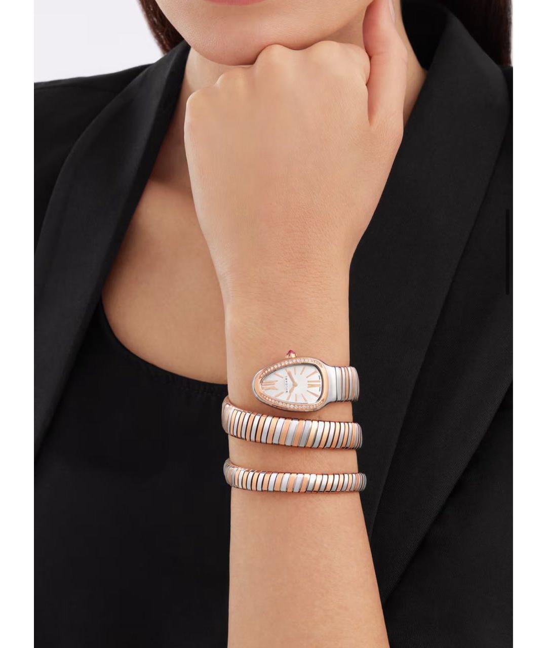 BVLGARI Часы из розового золота, фото 2