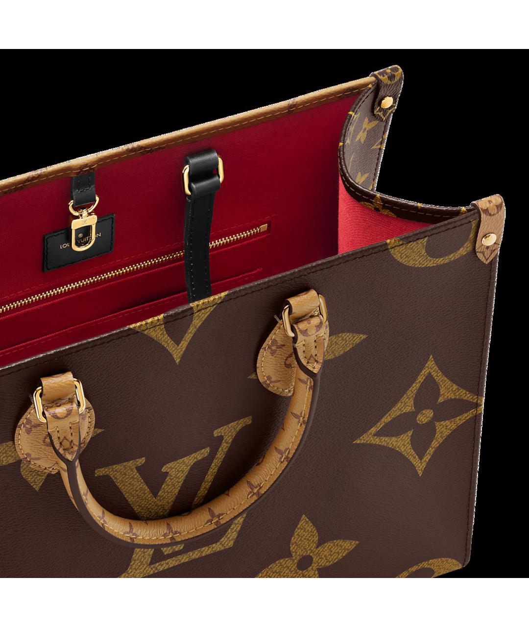 LOUIS VUITTON Коричневая сумка тоут, фото 5