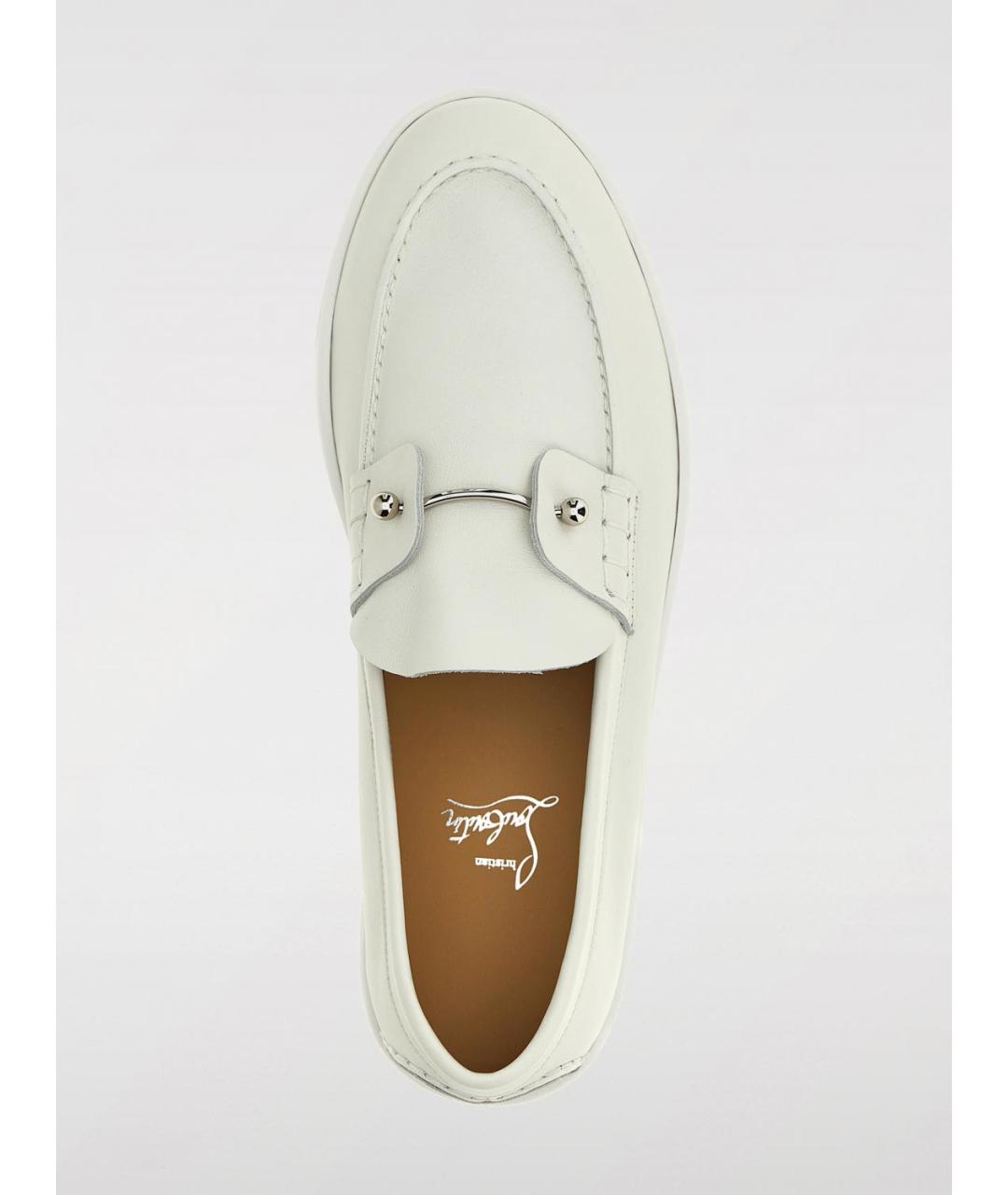 CHRISTIAN LOUBOUTIN Белые лоферы, фото 4