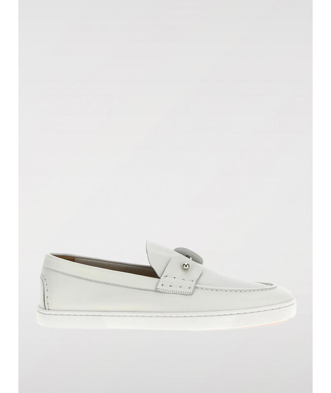 CHRISTIAN LOUBOUTIN Белые лоферы, фото 5