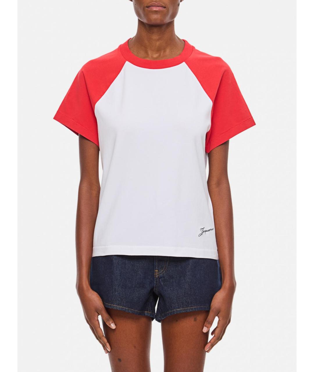 JACQUEMUS Белая футболка, фото 2