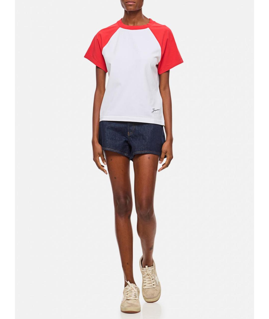 JACQUEMUS Белая футболка, фото 3