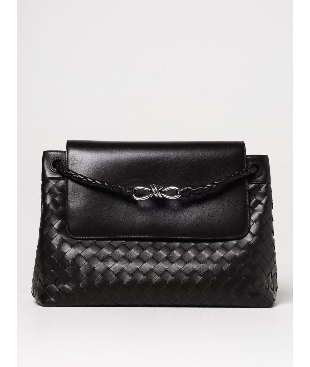 BOTTEGA VENETA Коричневая кожаная сумка тоут, фото 6