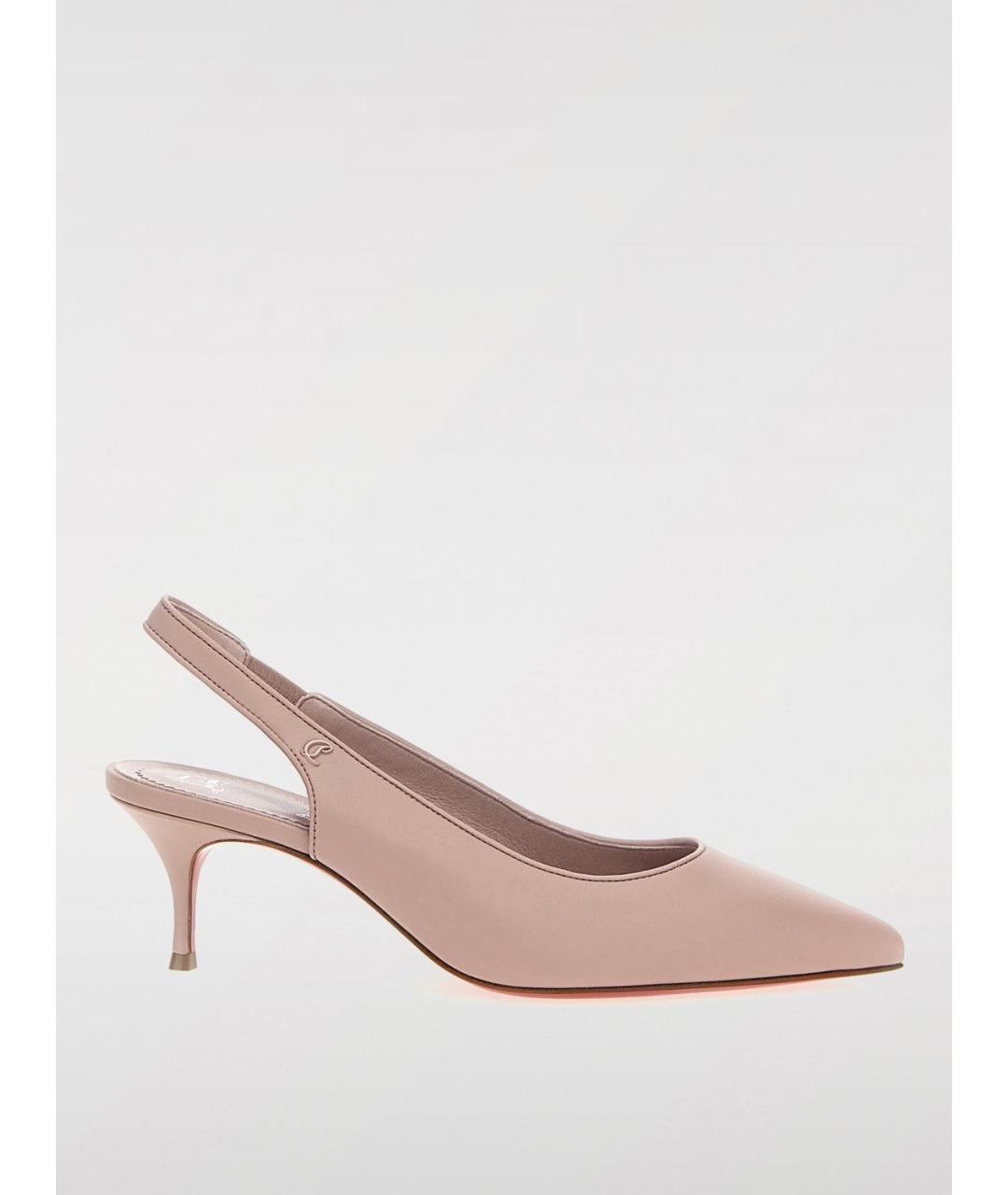 CHRISTIAN LOUBOUTIN Розовые кожаные туфли, фото 5