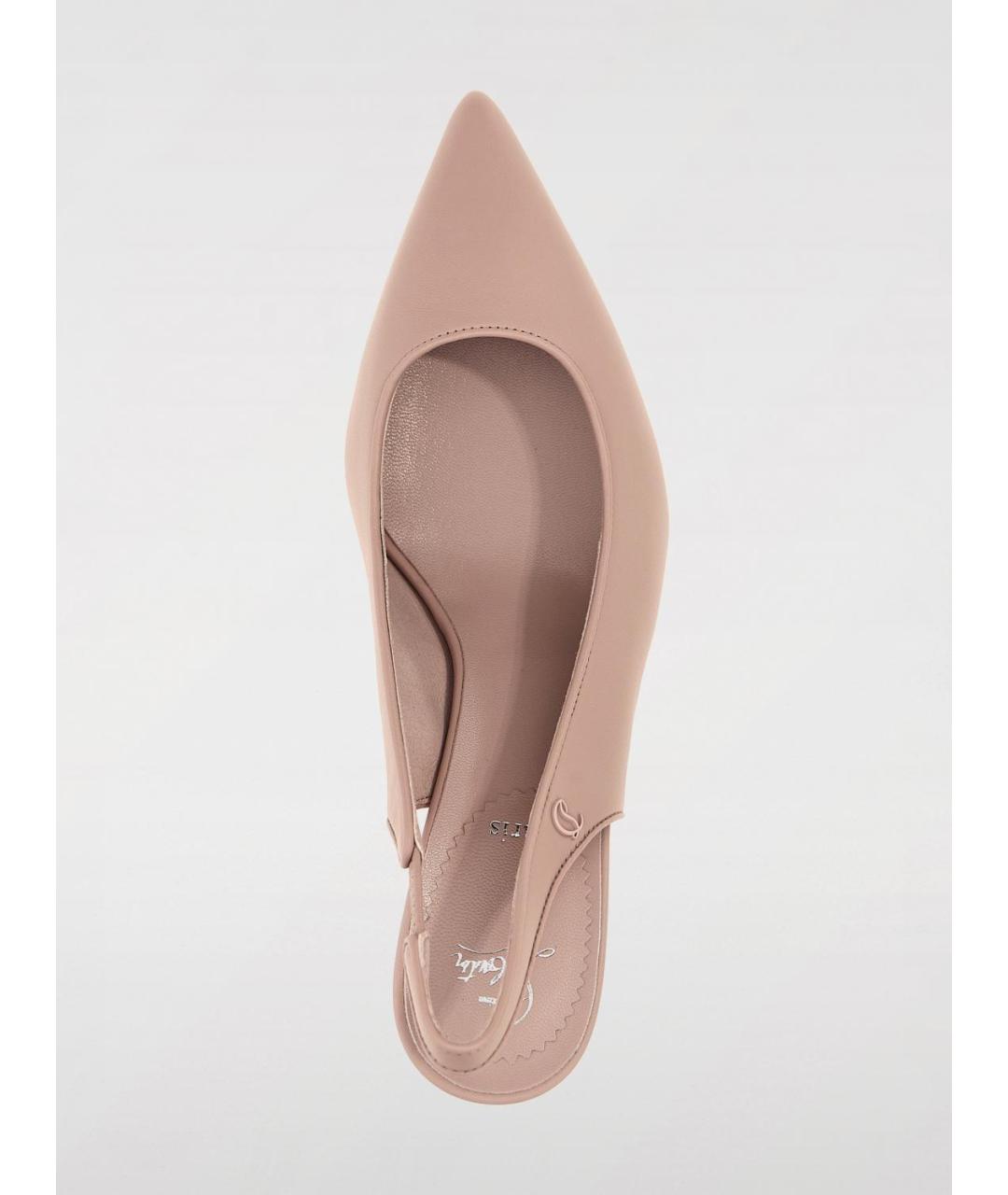 CHRISTIAN LOUBOUTIN Розовые кожаные туфли, фото 4