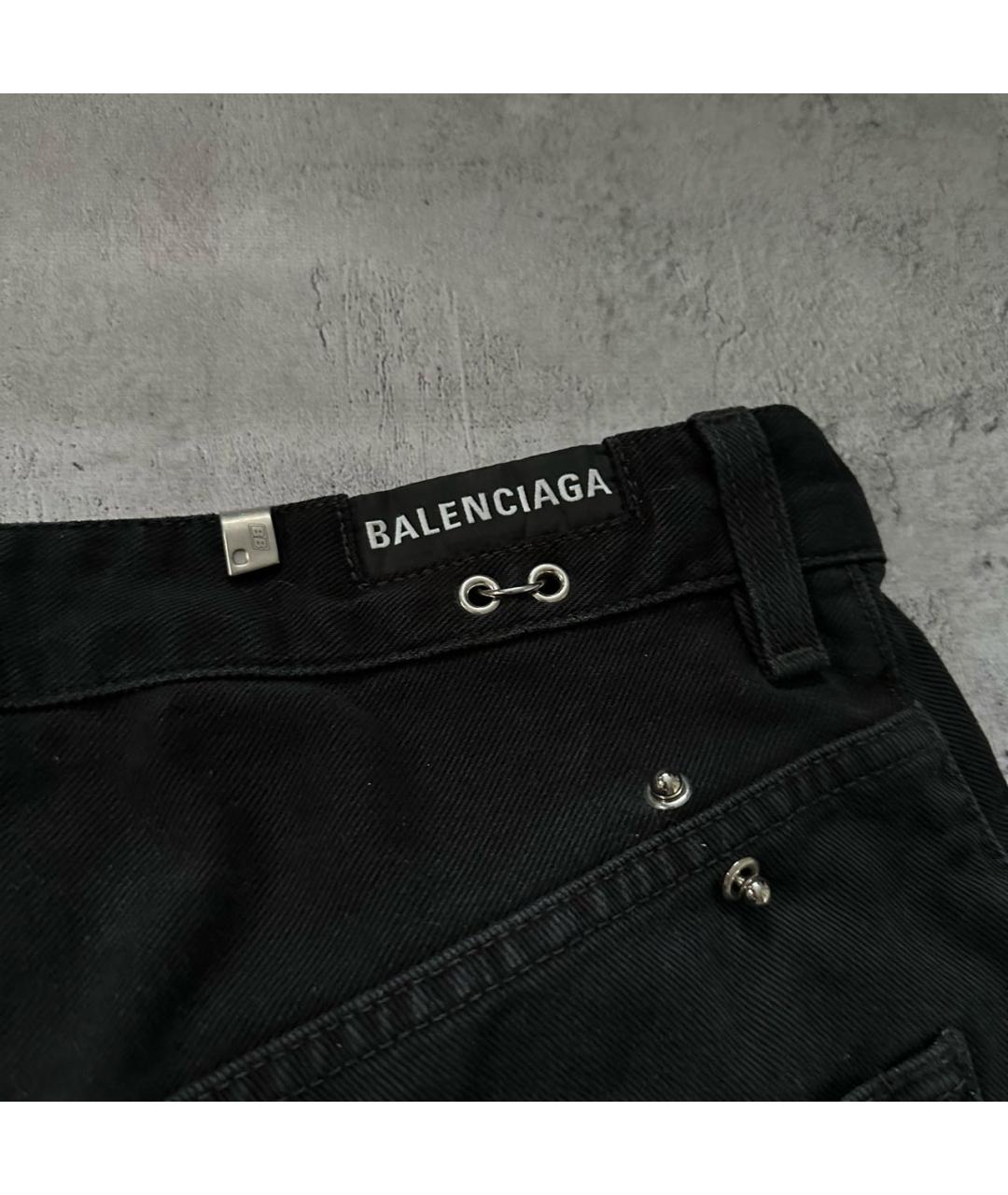 BALENCIAGA Черные хлопковые джинсы, фото 5