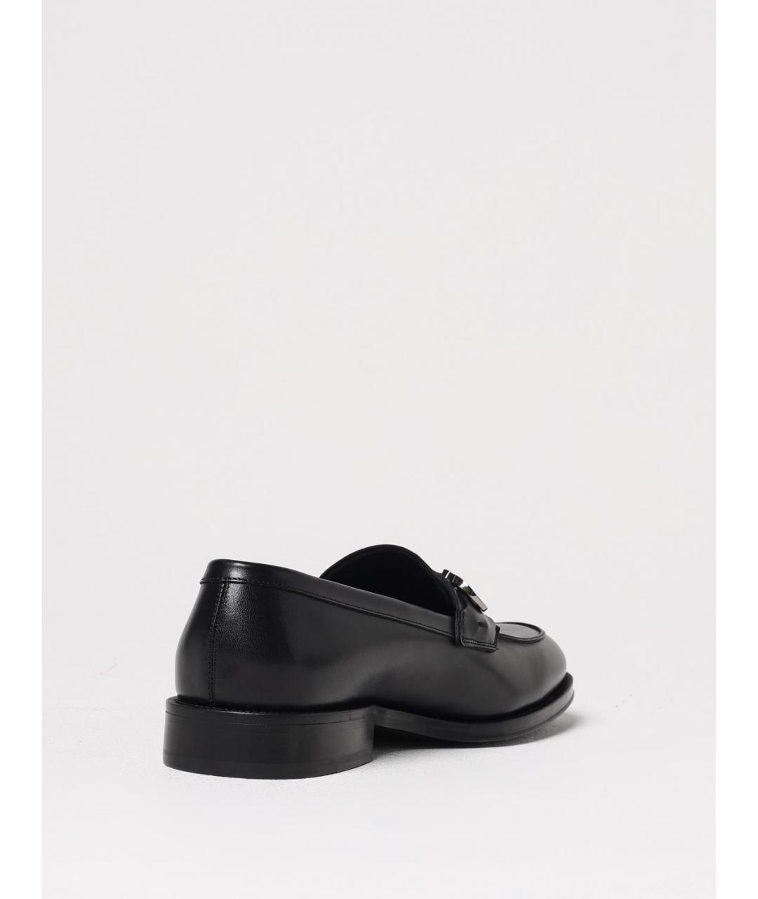 FERRAGAMO Черные лоферы, фото 3