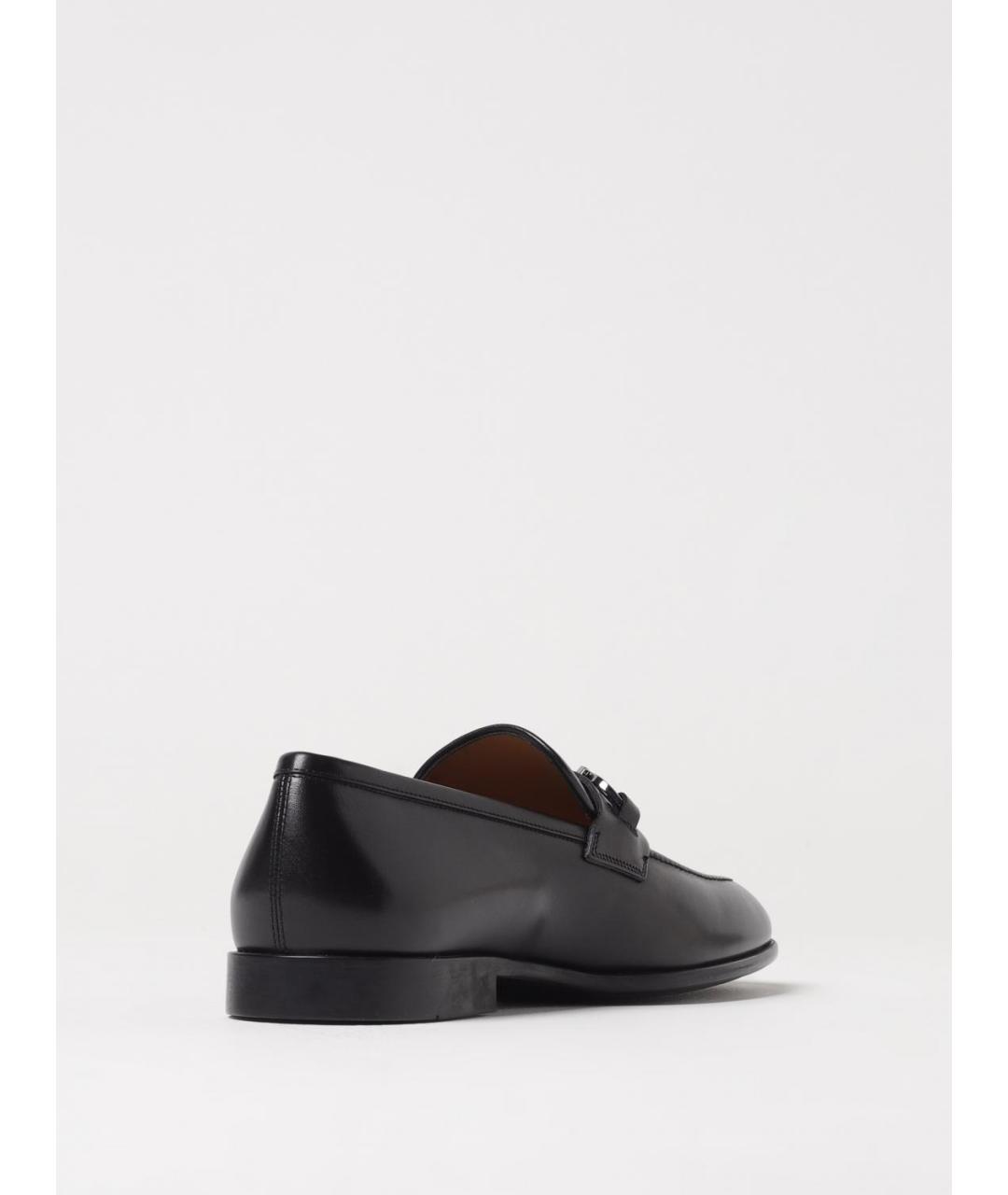 FERRAGAMO Черные лоферы, фото 3