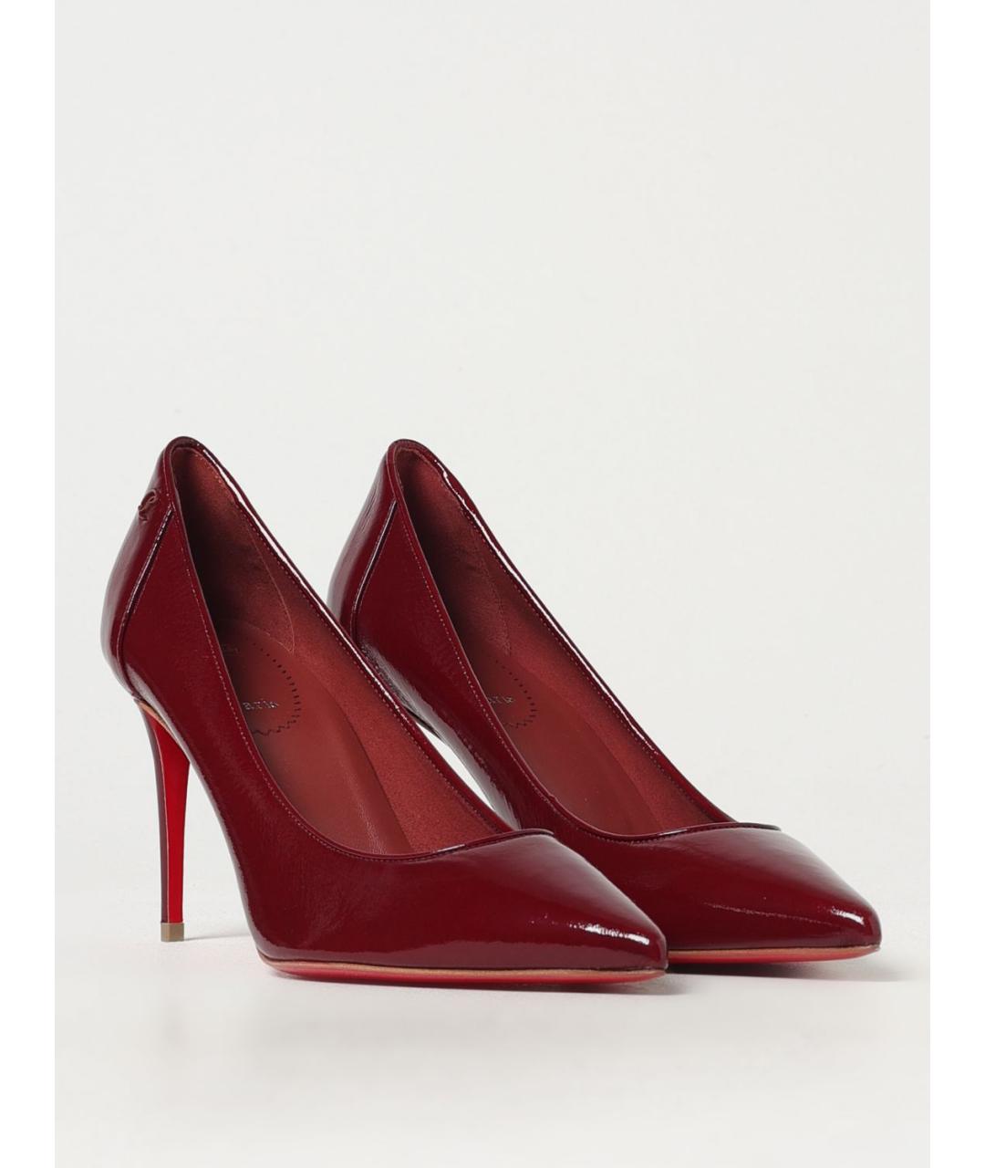 CHRISTIAN LOUBOUTIN Бирюзовые туфли из лакированной кожи, фото 2