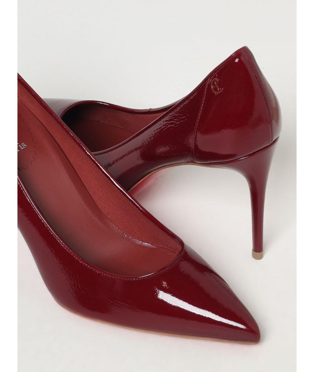 CHRISTIAN LOUBOUTIN Бирюзовые туфли из лакированной кожи, фото 4