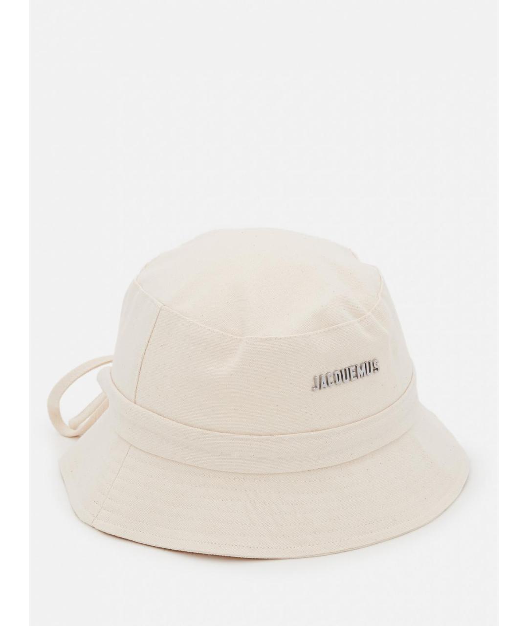 JACQUEMUS Белая хлопковая кепка/бейсболка, фото 3