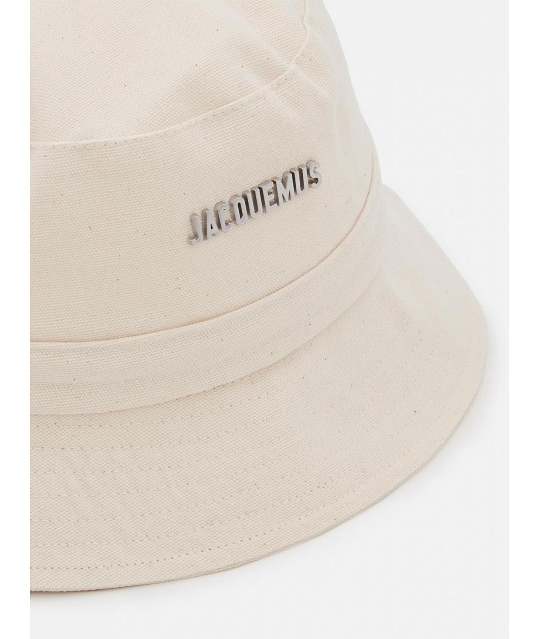 JACQUEMUS Белая хлопковая кепка/бейсболка, фото 2