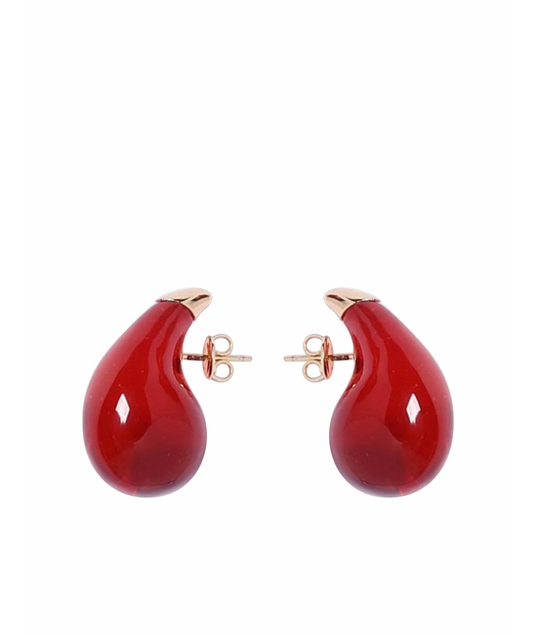 BOTTEGA VENETA Красные серьги, фото 1